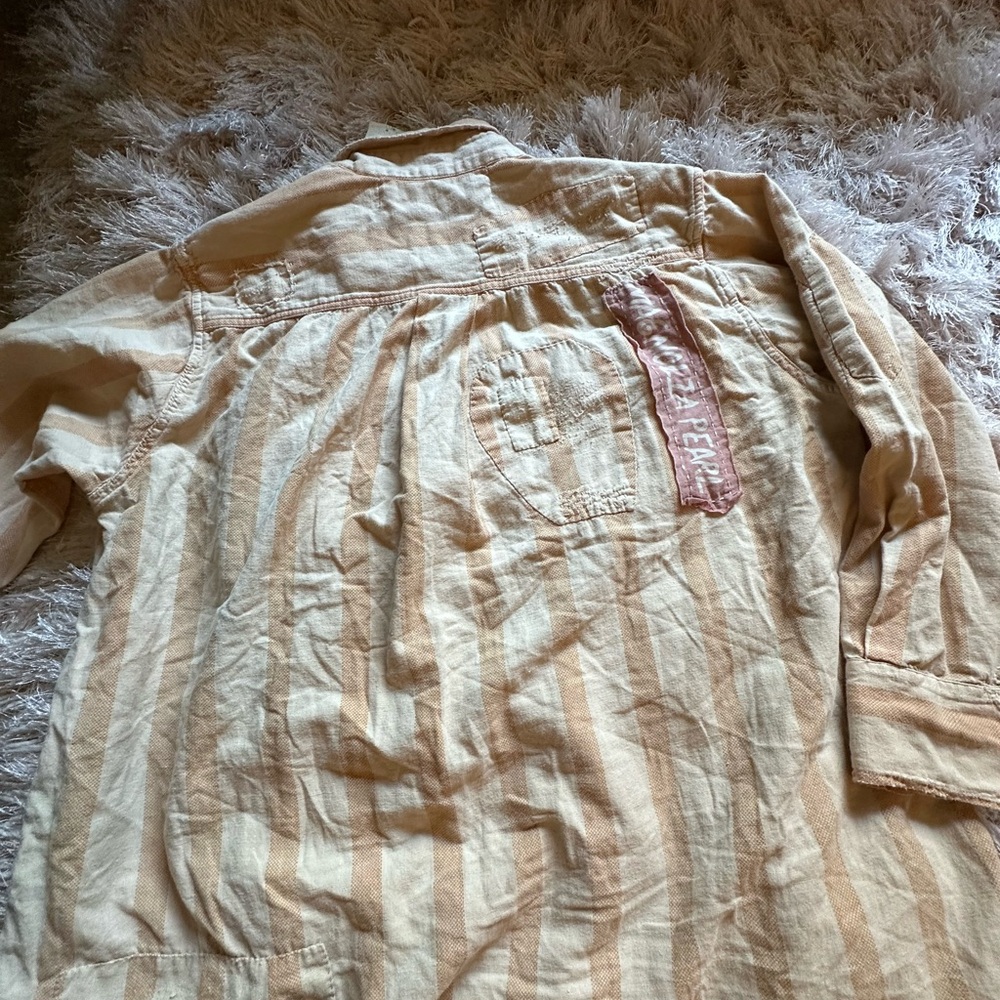 NWT Magnolia Pearl Stripe Raya Shirt - Picture 11 of 11
